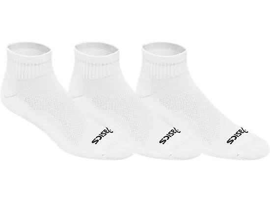 Asics Men's Cushion Quarter Socks - 3 Pack
