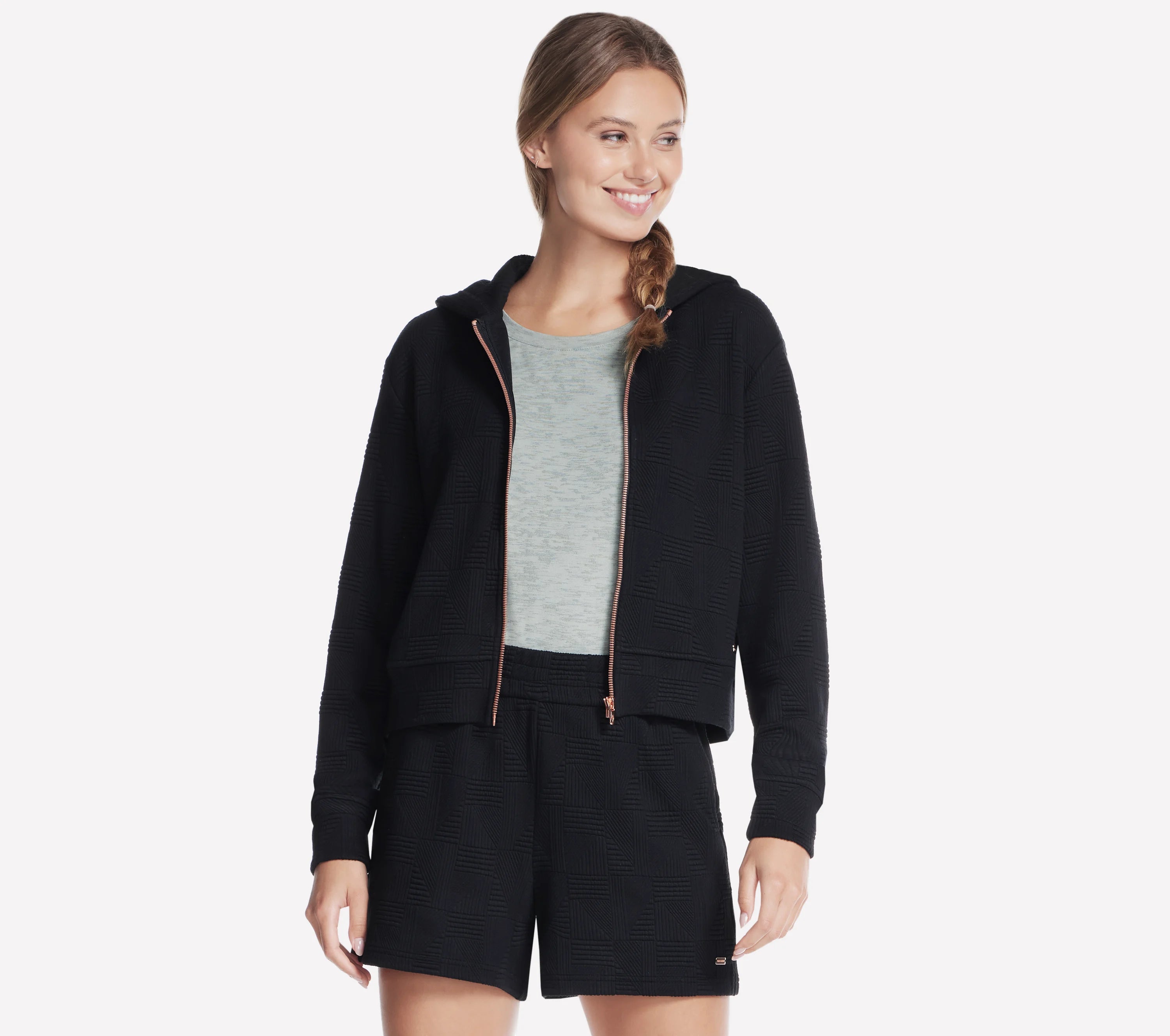 Skechers Women's GO WALK Everywhere Diamond Full Zip Jacket