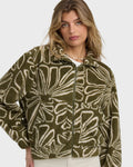 Billabong Women's First Light Sherpa Front Zip Fleece