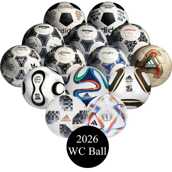 Adidas World Cup Historical Ball Mini Set