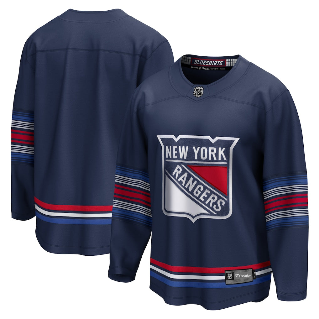 Fanatics New York Rangers Alternate Breakaway Jersey - Blank