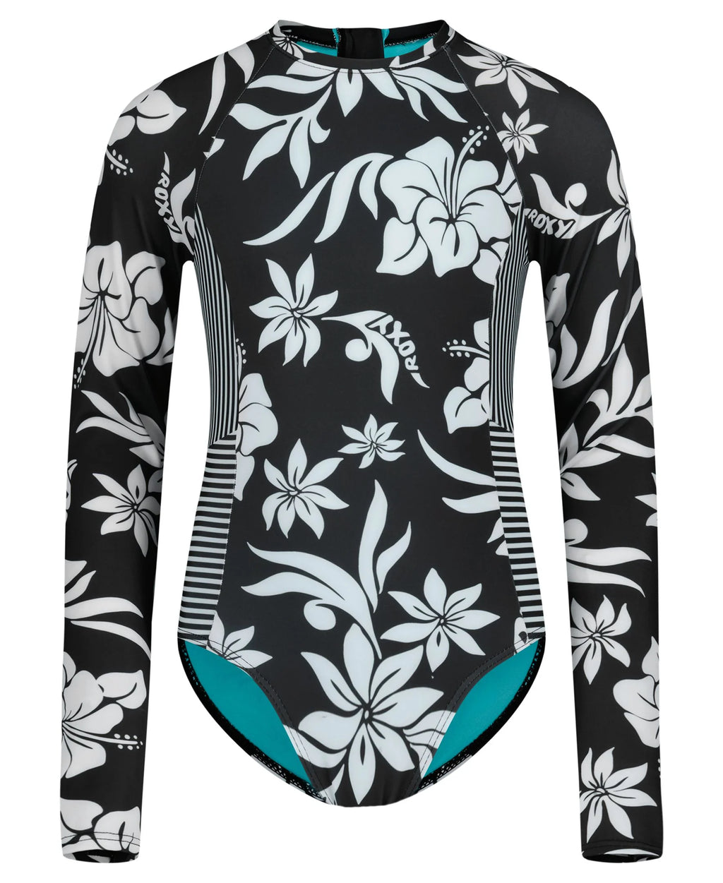 Roxy Girls' Oversized Floral Onesie Swimsuit