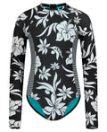 Roxy Girls' Oversized Floral Onesie Swimsuit
