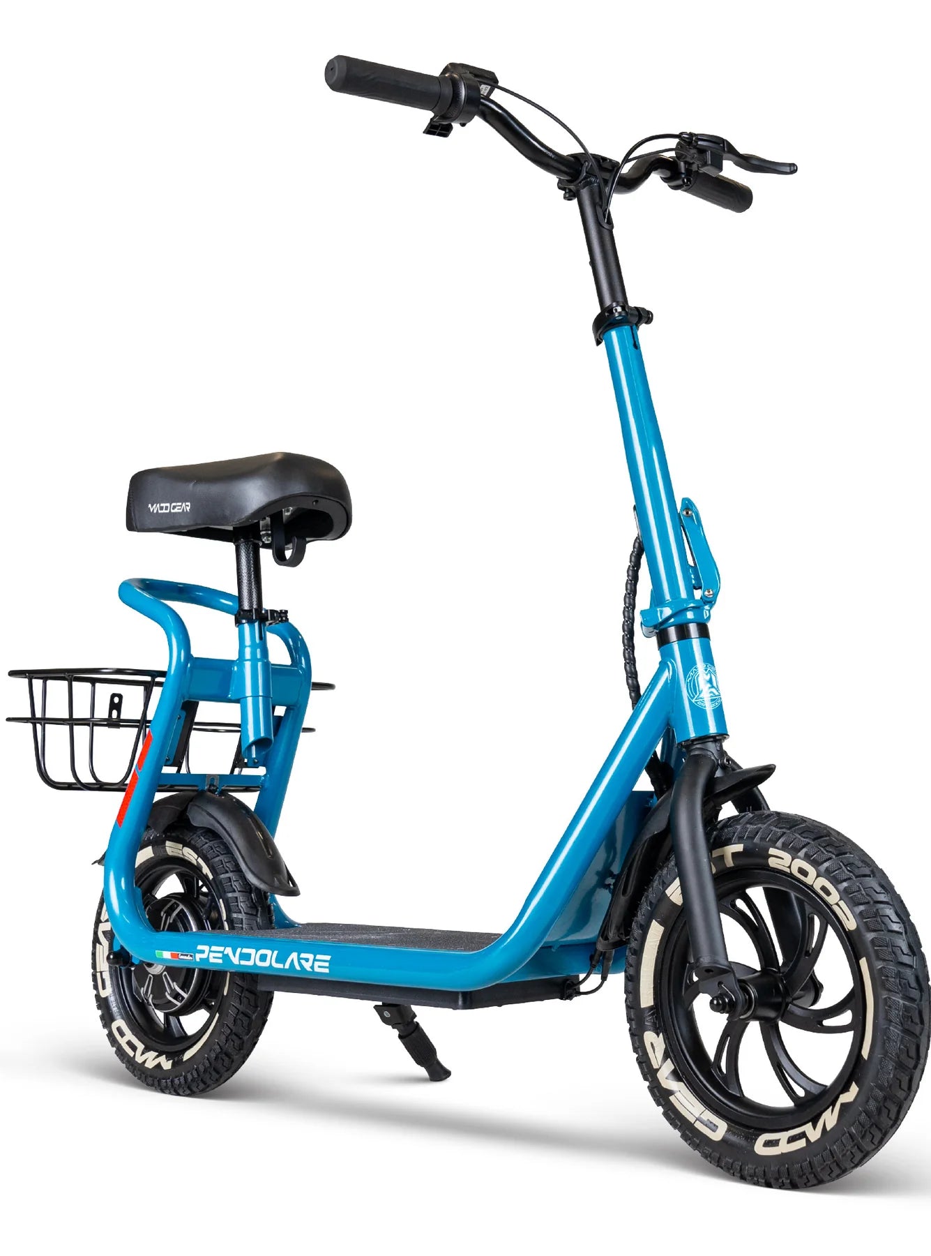 Madd Gear Electric Scooter with Seat & Basket
