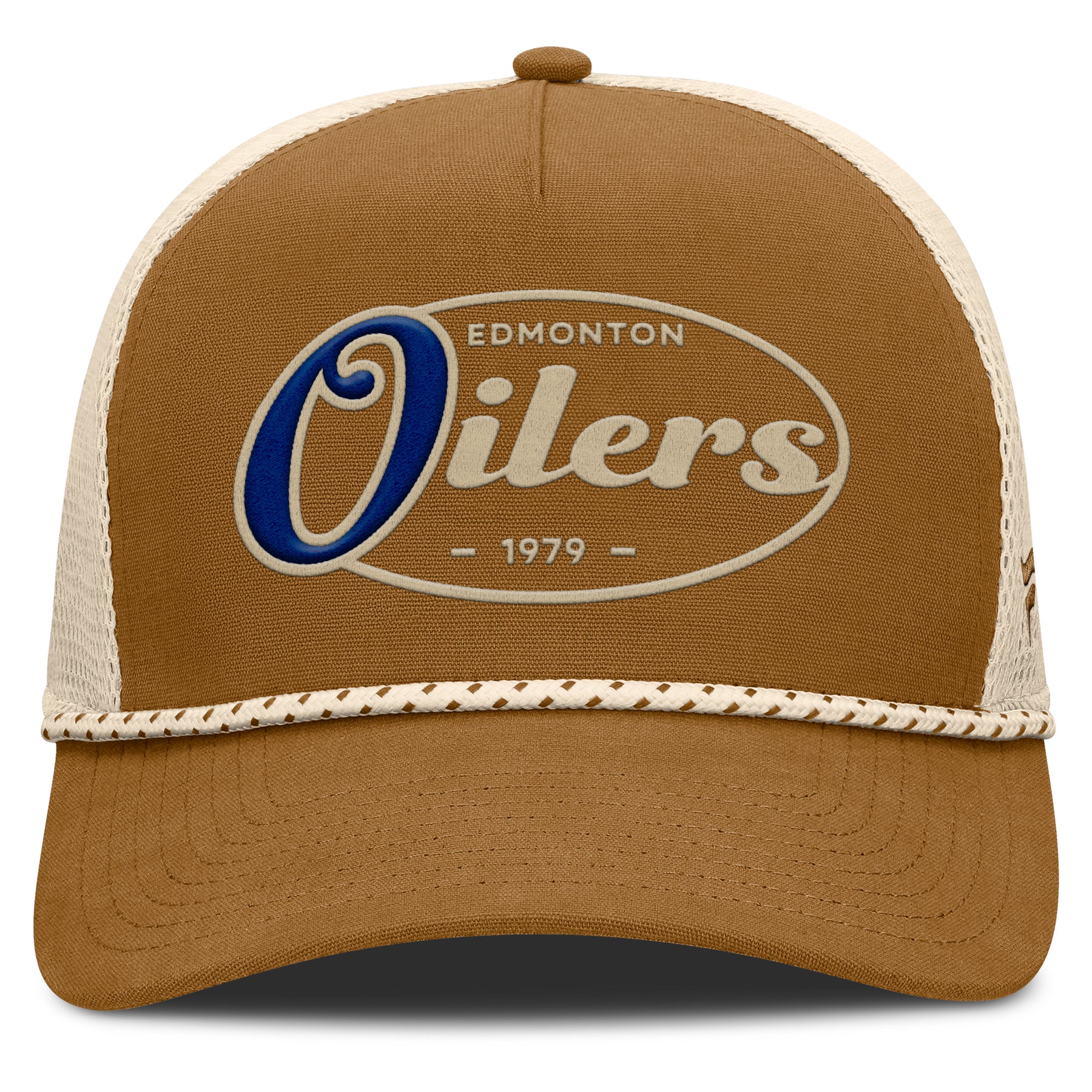 Fanatics Edmonton Oilers Heritage Fetch A-Frame Trucker Adjustable Hat
