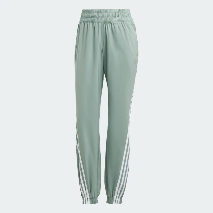 Adidas green 2025 track pants womens