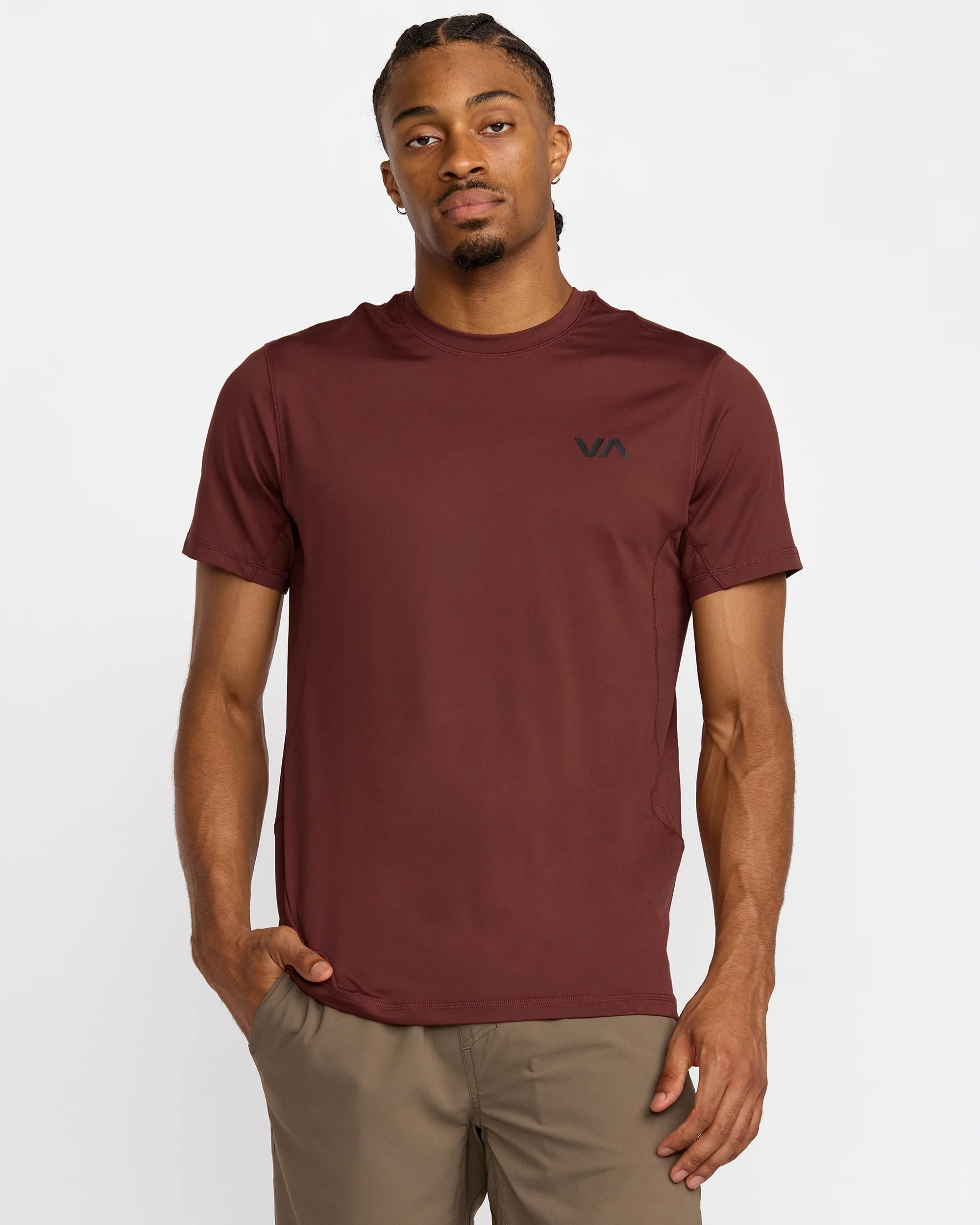 RVCA Men's Sport Vent Short Sleeve Tee