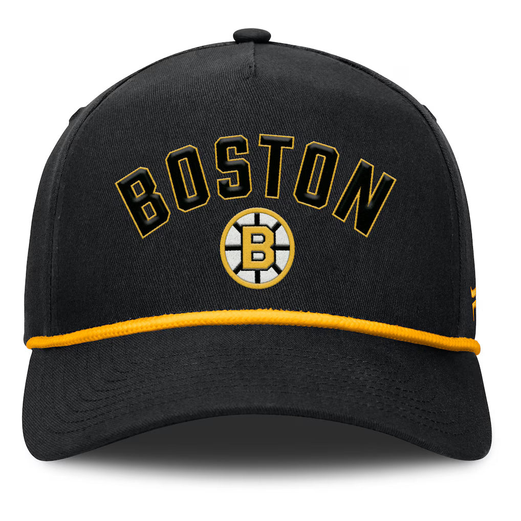 Fanatics Boston Bruins Decades Collection A-Frame Rope Adjustable Hat