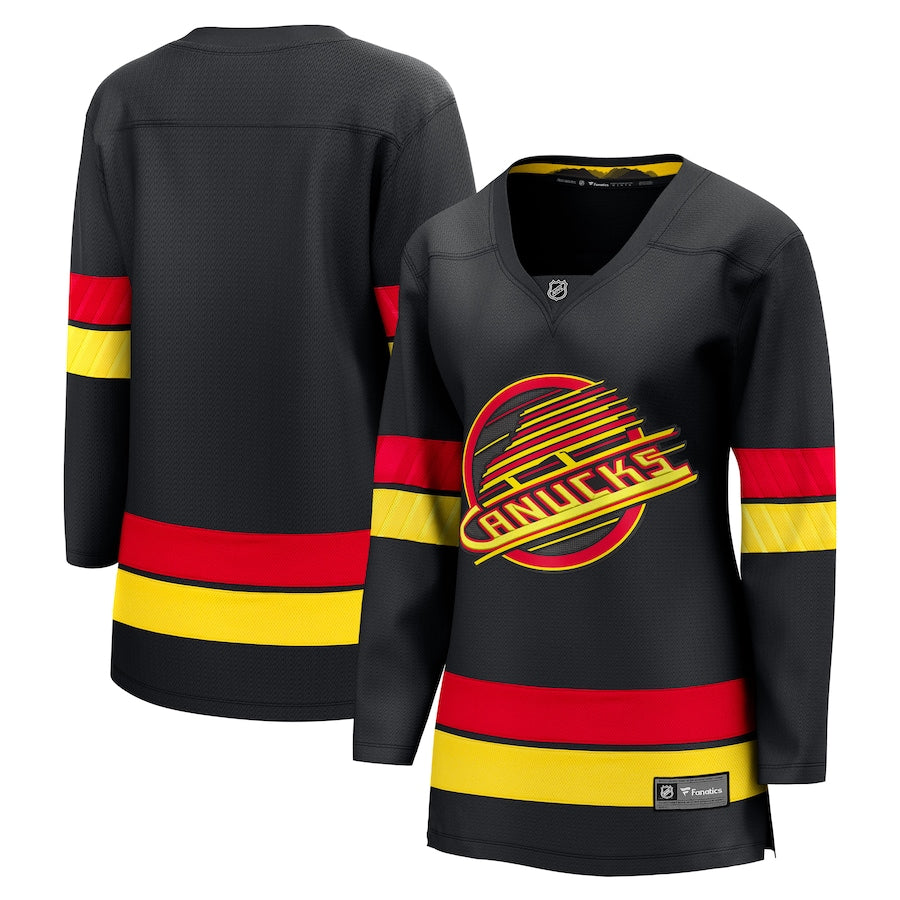 Fanatics Vancouver Canucks Women's Alternate Breakaway Jersey - Blank