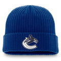 Fanatics Vancouver Canucks Primary Logo Cuffed Knit Beanie