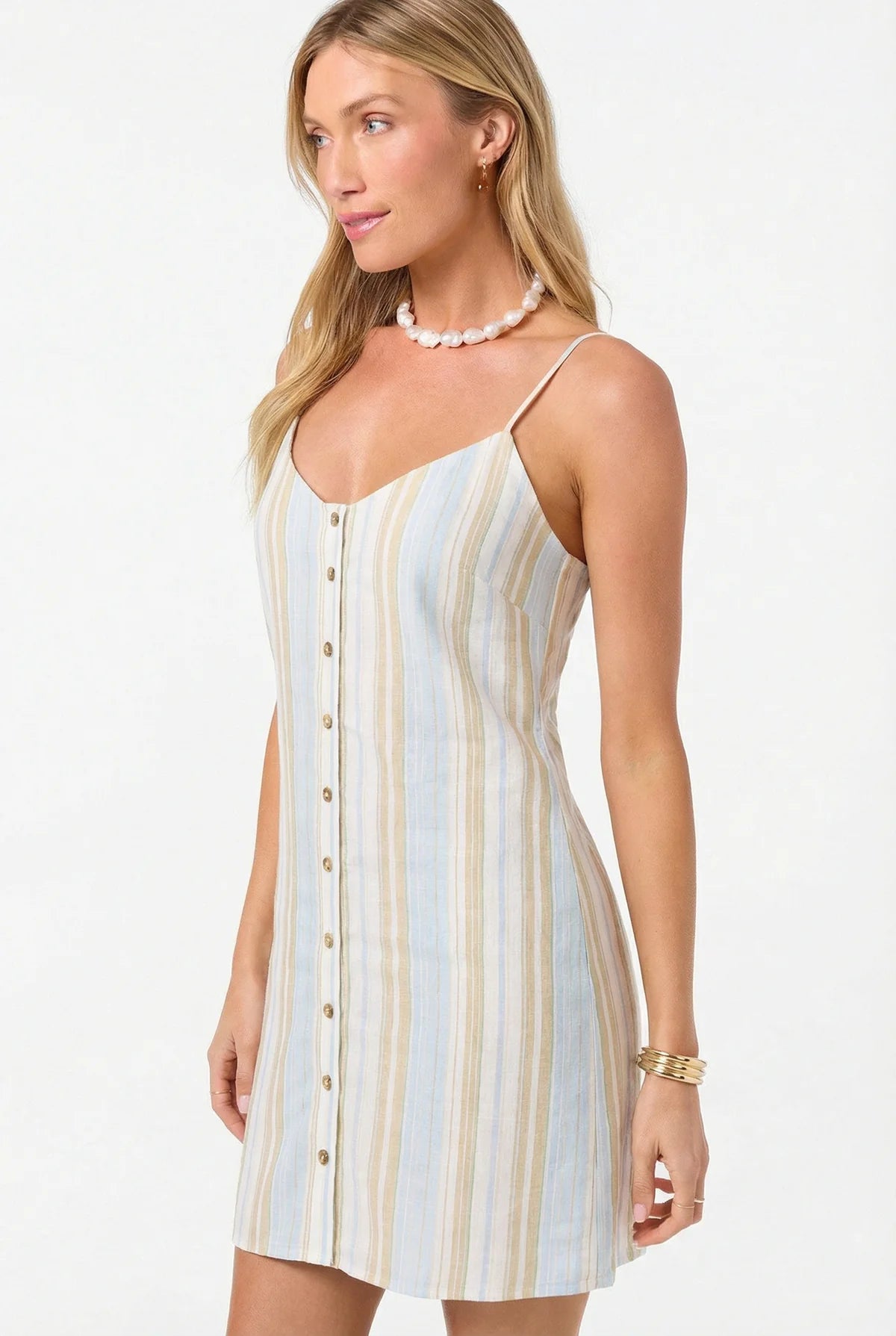 O'Neill Women's Atlee Stripe Mini Dress
