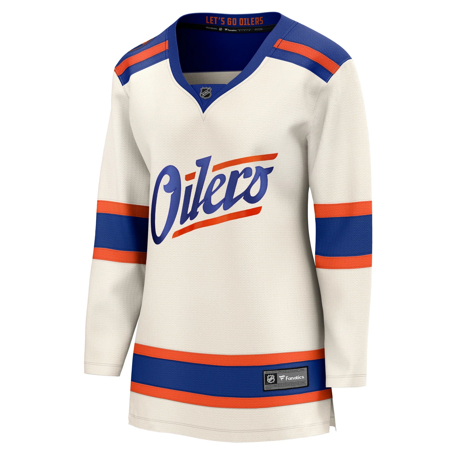 Fanatics Edmonton Oilers Women's Alternate Breakaway Jersey - Blank