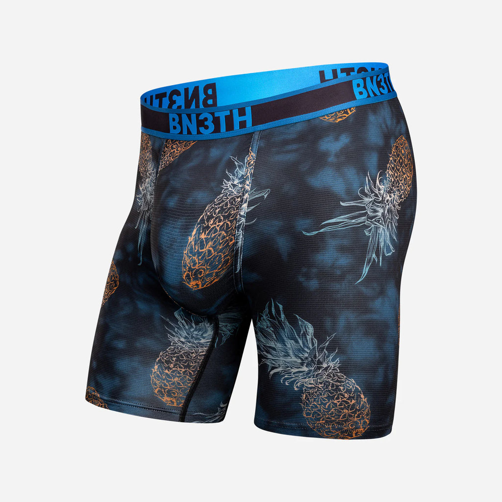 Bn3th Pro Flex Max Boxer Brief - Tie Dye Pineapple Ombre-Navy