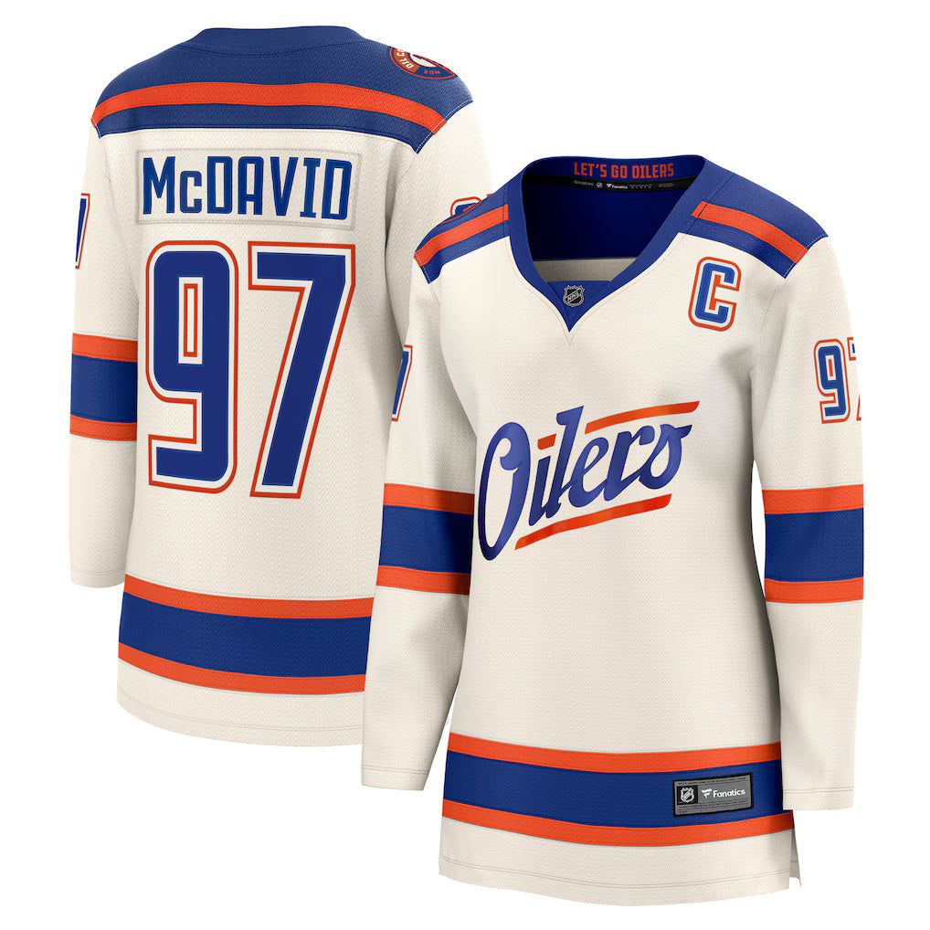 Fanatics Edmonton Oilers Women's Alternate Breakaway Jersey - McDavid