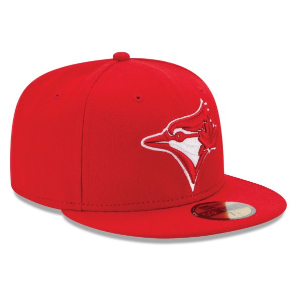 New Era Toronto Blue Jays Scarlet Basic 59FIFTY Fitted Hat