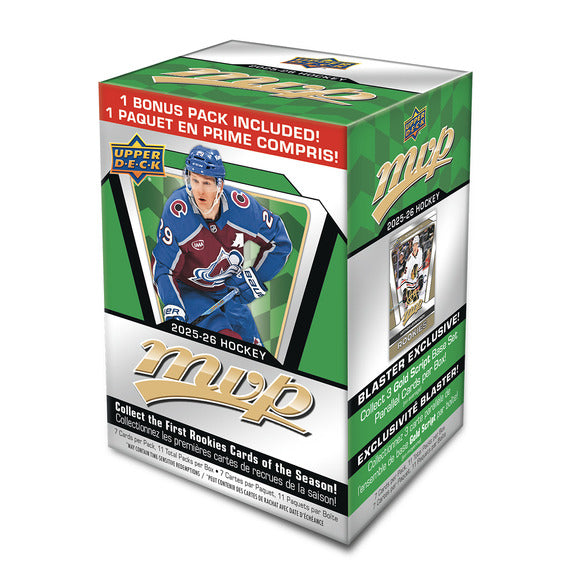 Upper Deck 2025-26 MVP Blaster Collectible Hockey Cards