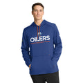 Fanatics Edmonton Oilers Authentic Pro Pullover Blue Rink Side Hoodie - 2025-26