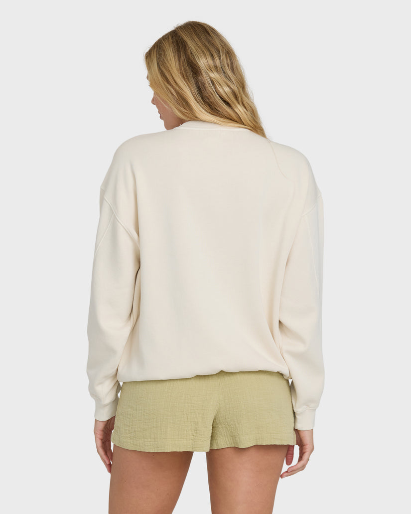 Billabong Women's Bleached Out Kendal Crewneck Sweatshirt