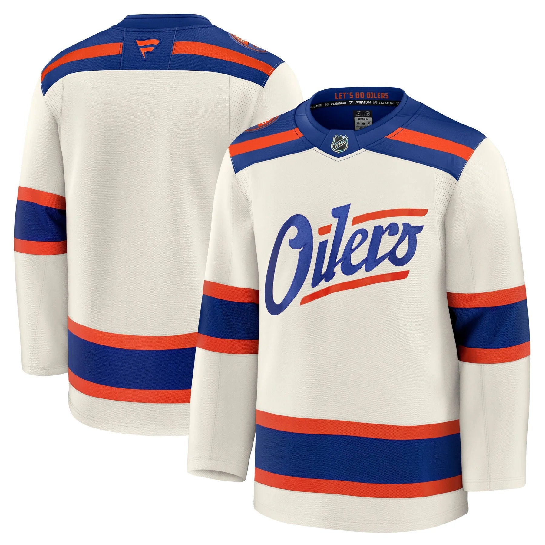 Fanatics Edmonton Oilers Alternate Premium Jersey - Blank