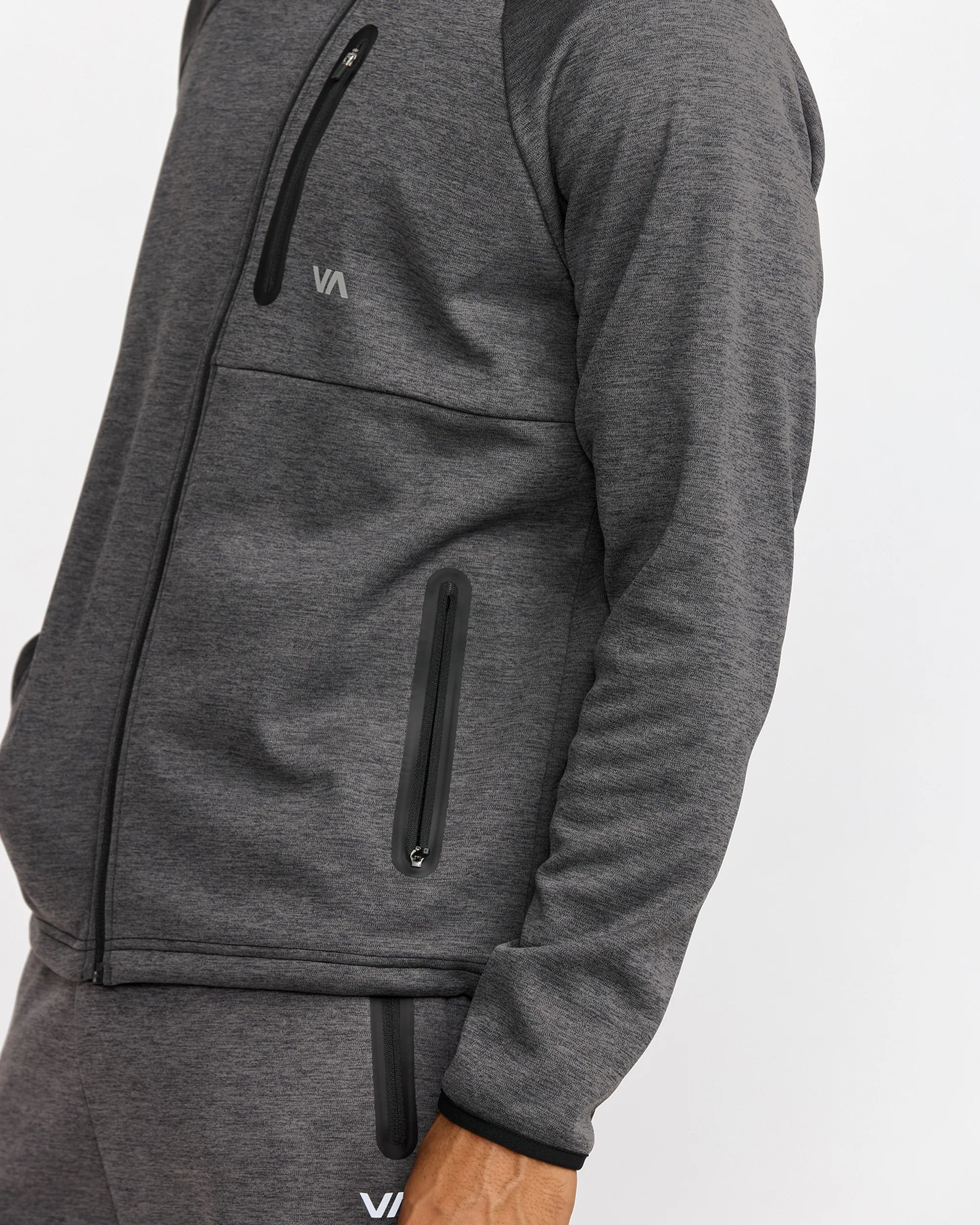 RVCA Men's Balance Tech Fleece Zip Hoodie