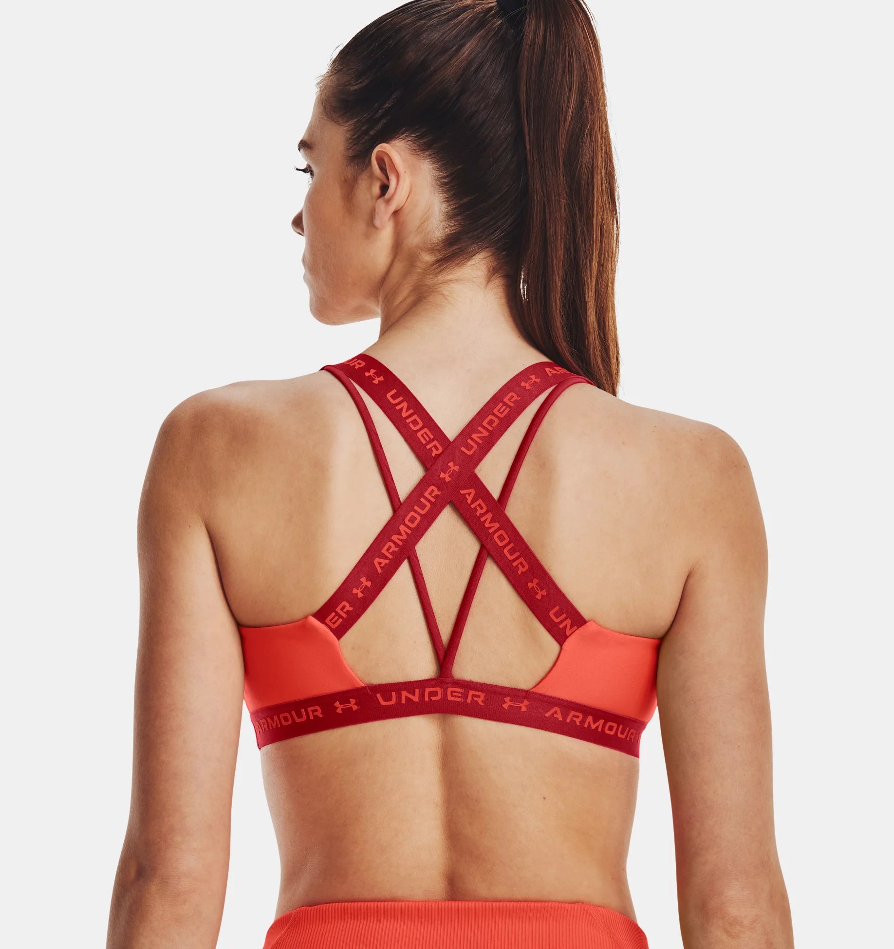 Under armour discount tape strappy bra