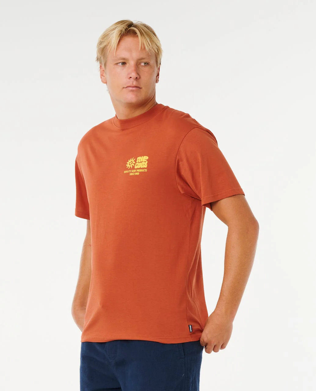 Ripcurl Men's Pacific Rinse Glass Off Short Sleeve Loose Tee