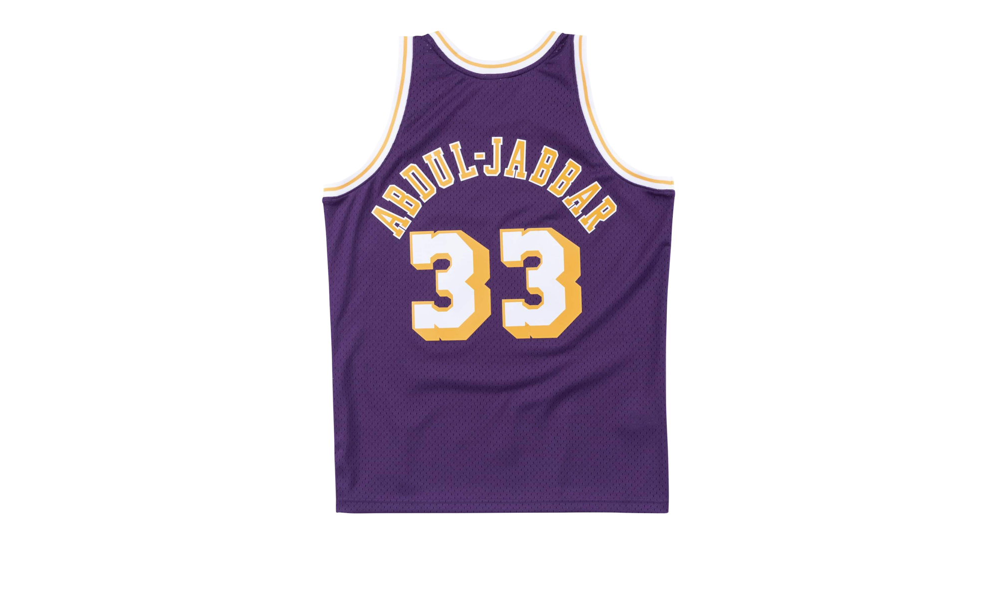 Mitchell & Ness Los Angeles Lakers Kareem Abdul-Jabbar 1983 Hardwood Classics Swingman Jersey