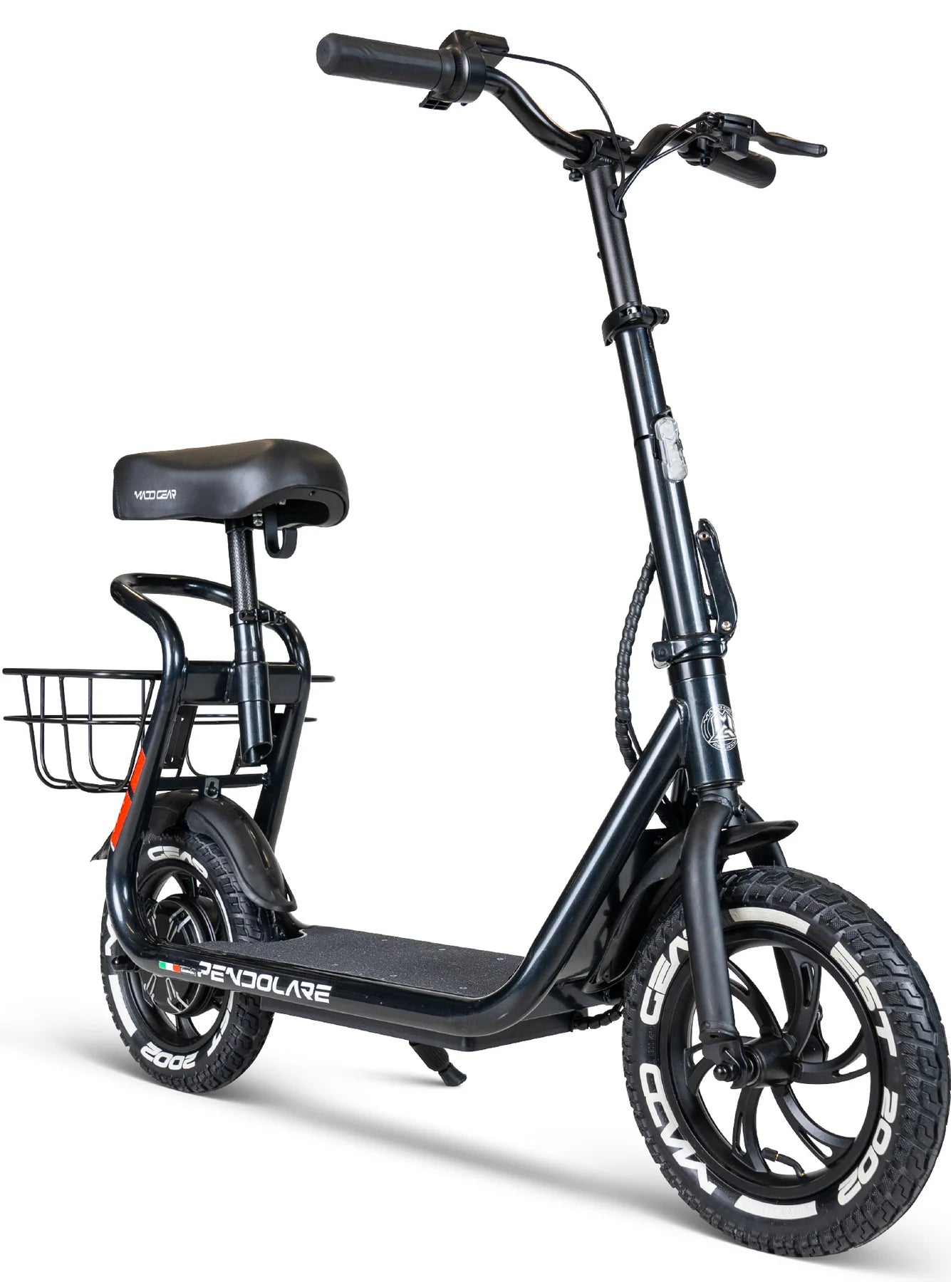 Madd Gear Electric Scooter with Seat & Basket