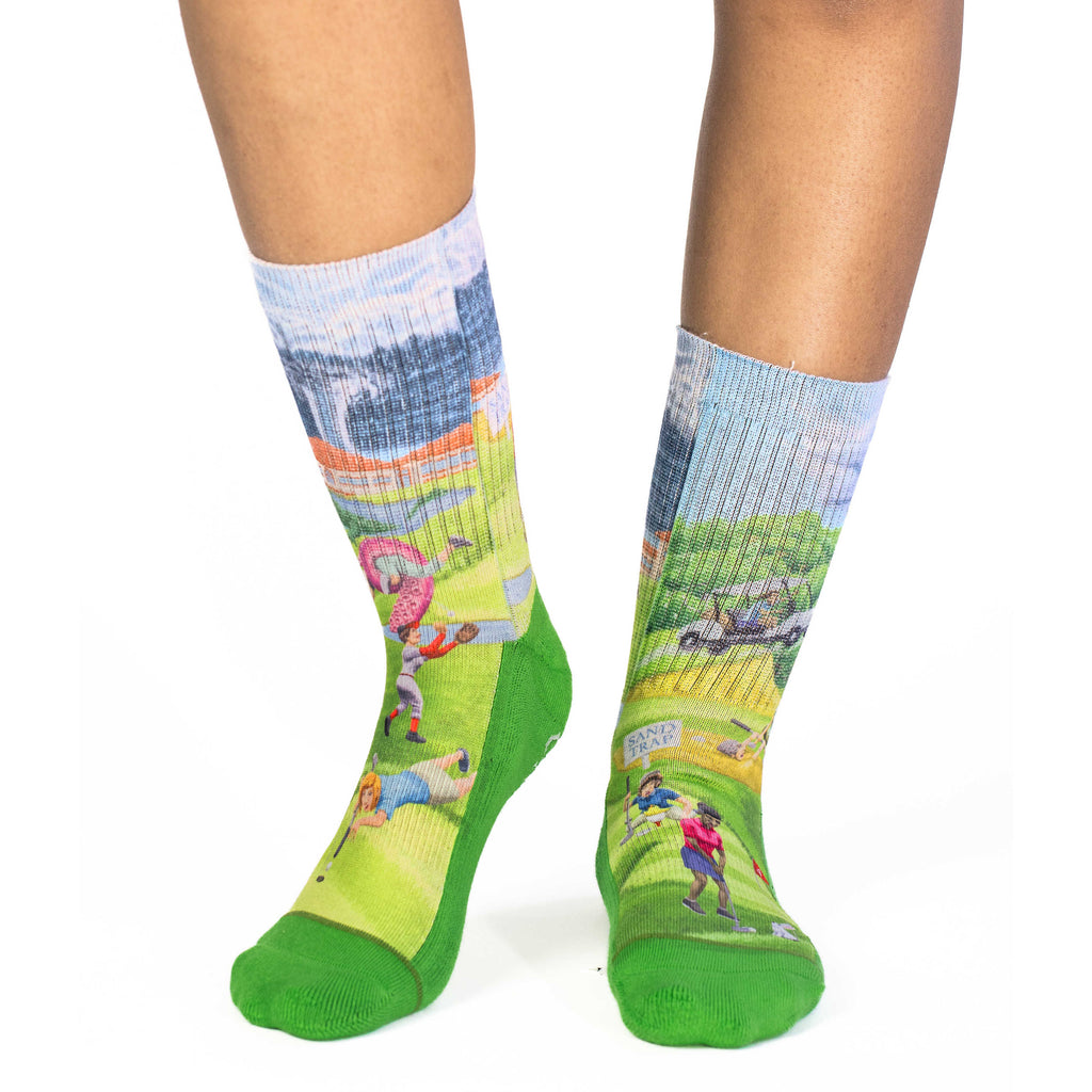 Good Luck Sock Women's Crazy Golf Socks
