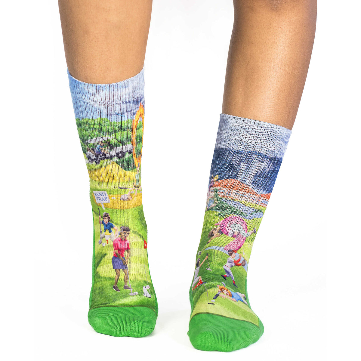 Good Luck Sock Women's Crazy Golf Socks