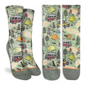 Good Luck Sock Women's Vintage Camping Trip Socks