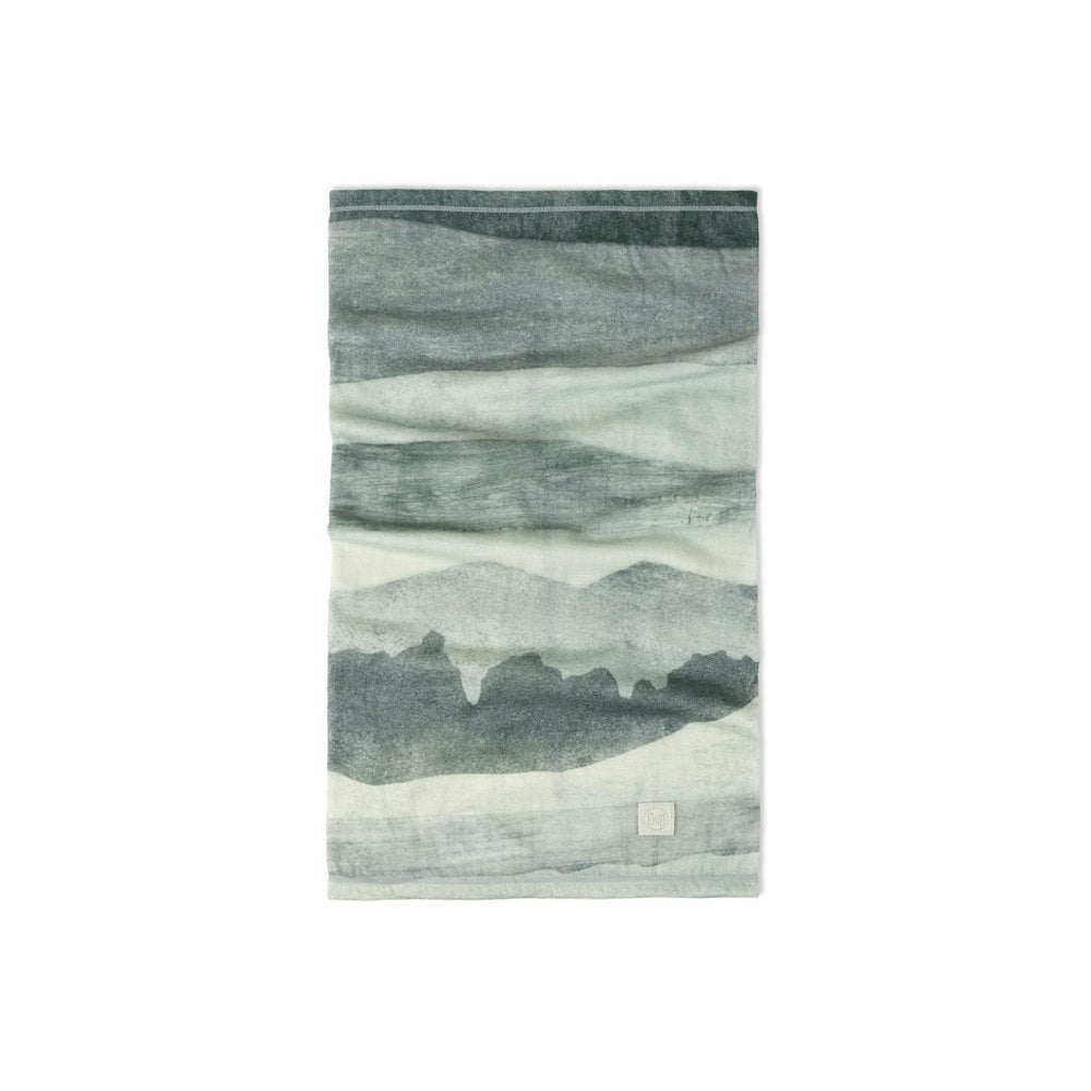 Buff Lightweight Merino Wool Neckwear - Aler Grey - Aler Grey, flat