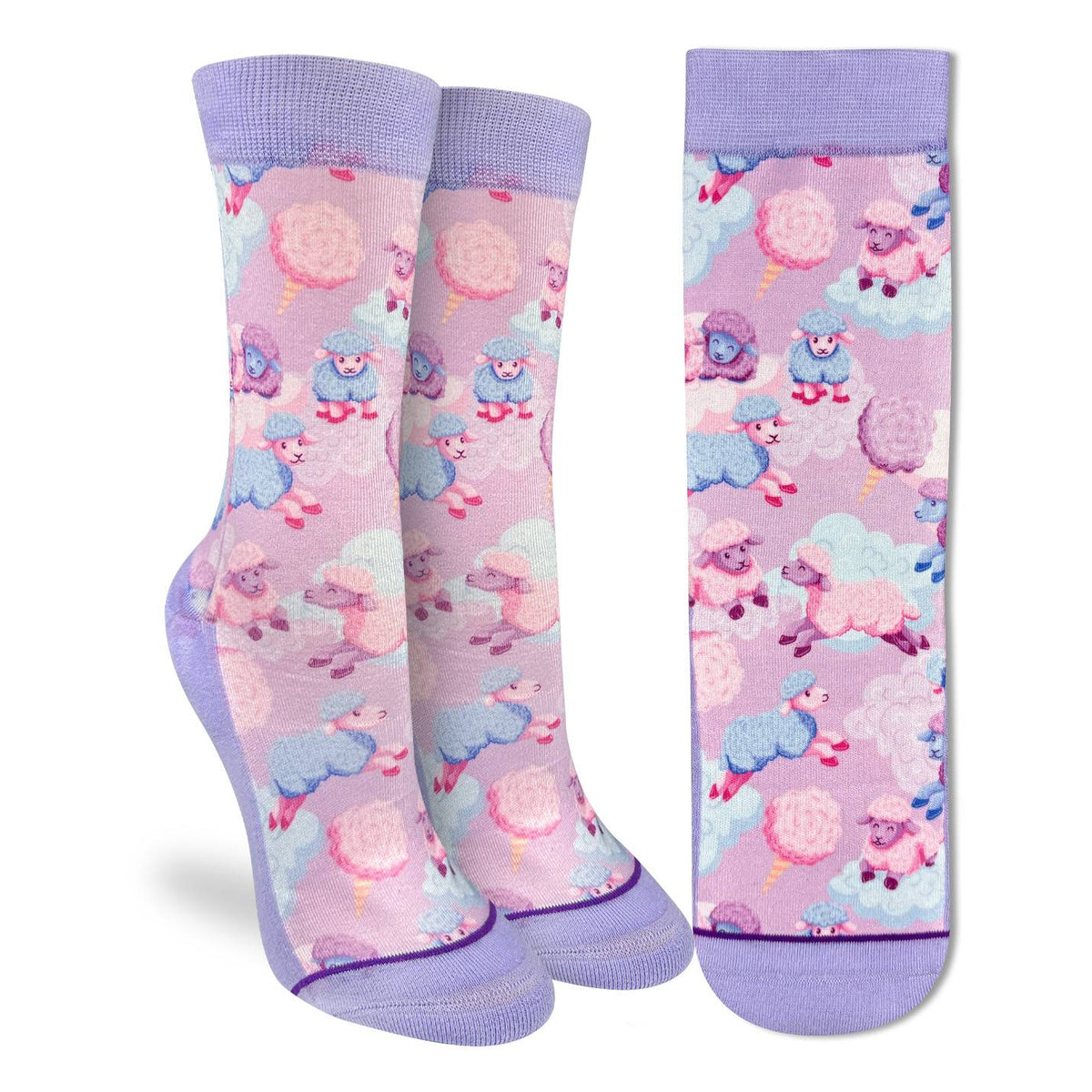 Good Luck Sock Women's Cotton Candy Sheep Socks