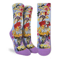 Good Luck Sock Women's Cats Playing with Flower Baskets Socks