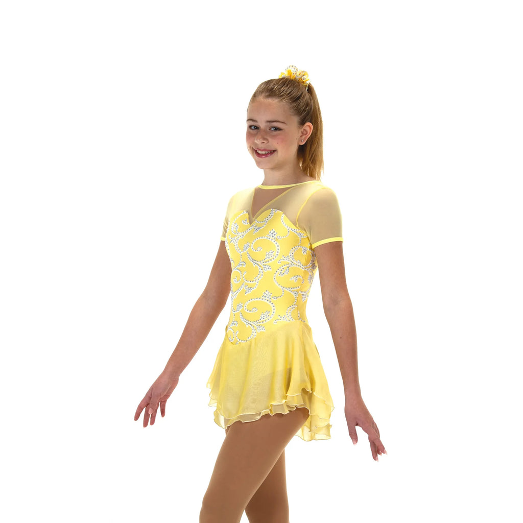 Jerrys Skating World Daffodils in the Snow Dress