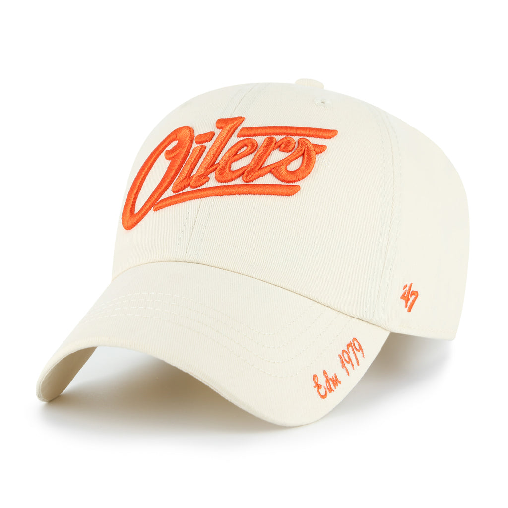 '47 Brand Edmonton Oilers Women's Alternate Logo Miata Clean Up Adjustable Hat