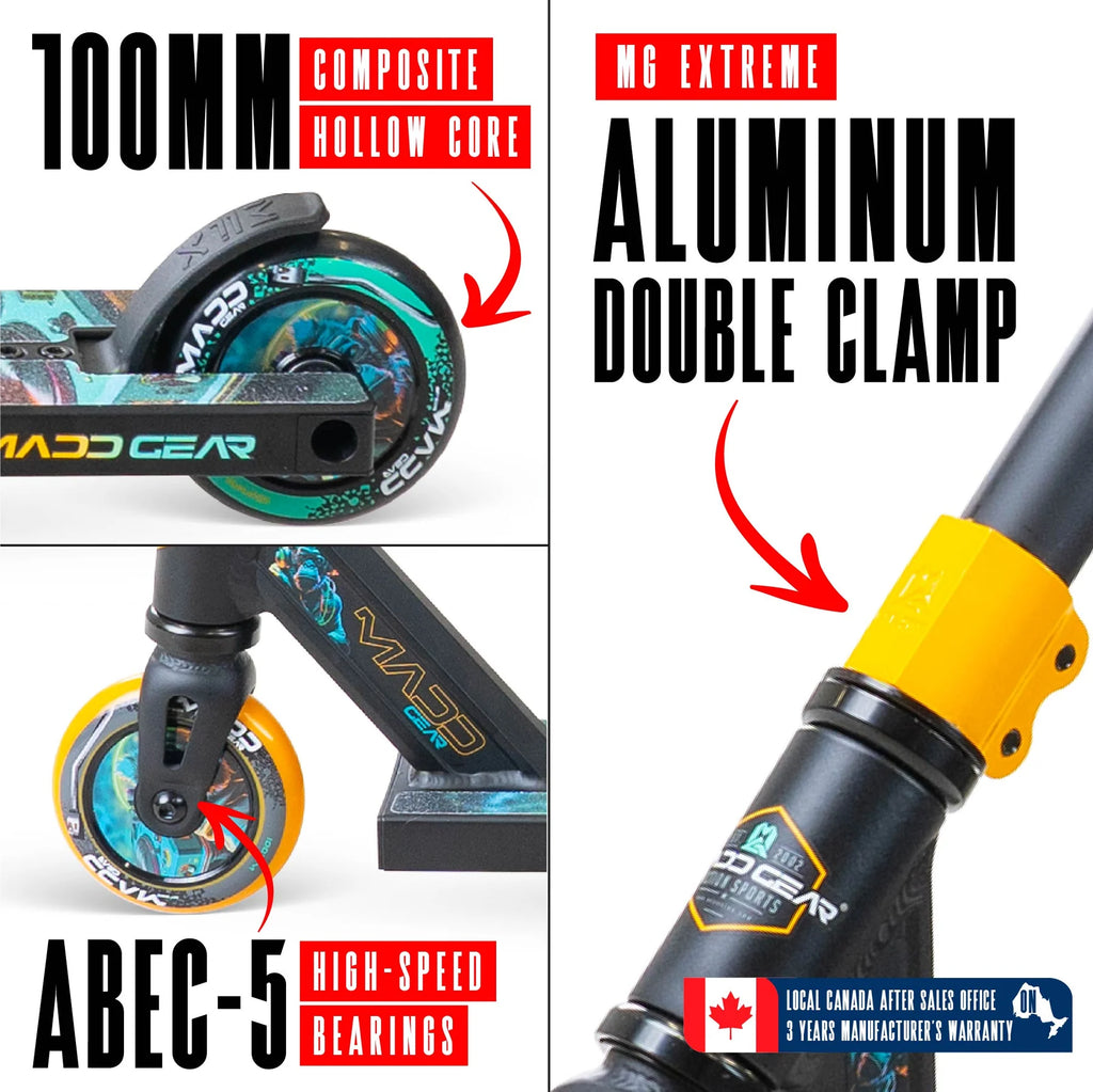 Madd Gear MG2 Obsidian Pro Stunt Scooter - DJ Rilla