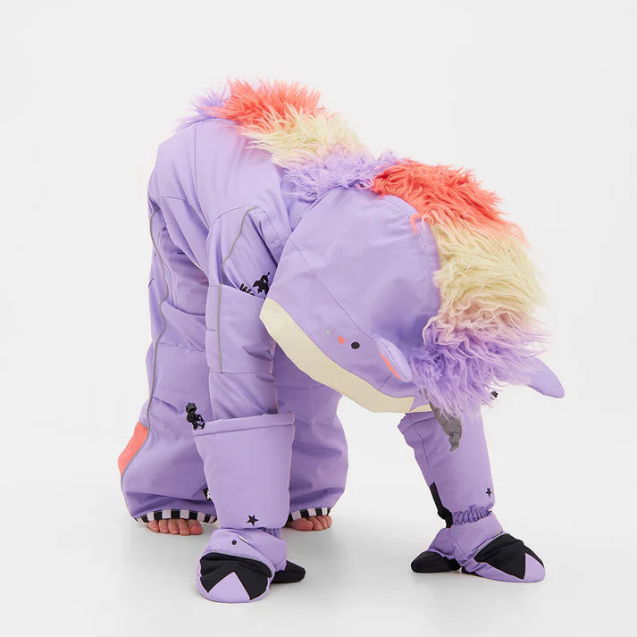 Weedo Youth Unido Lila Unicorn Snowsuit