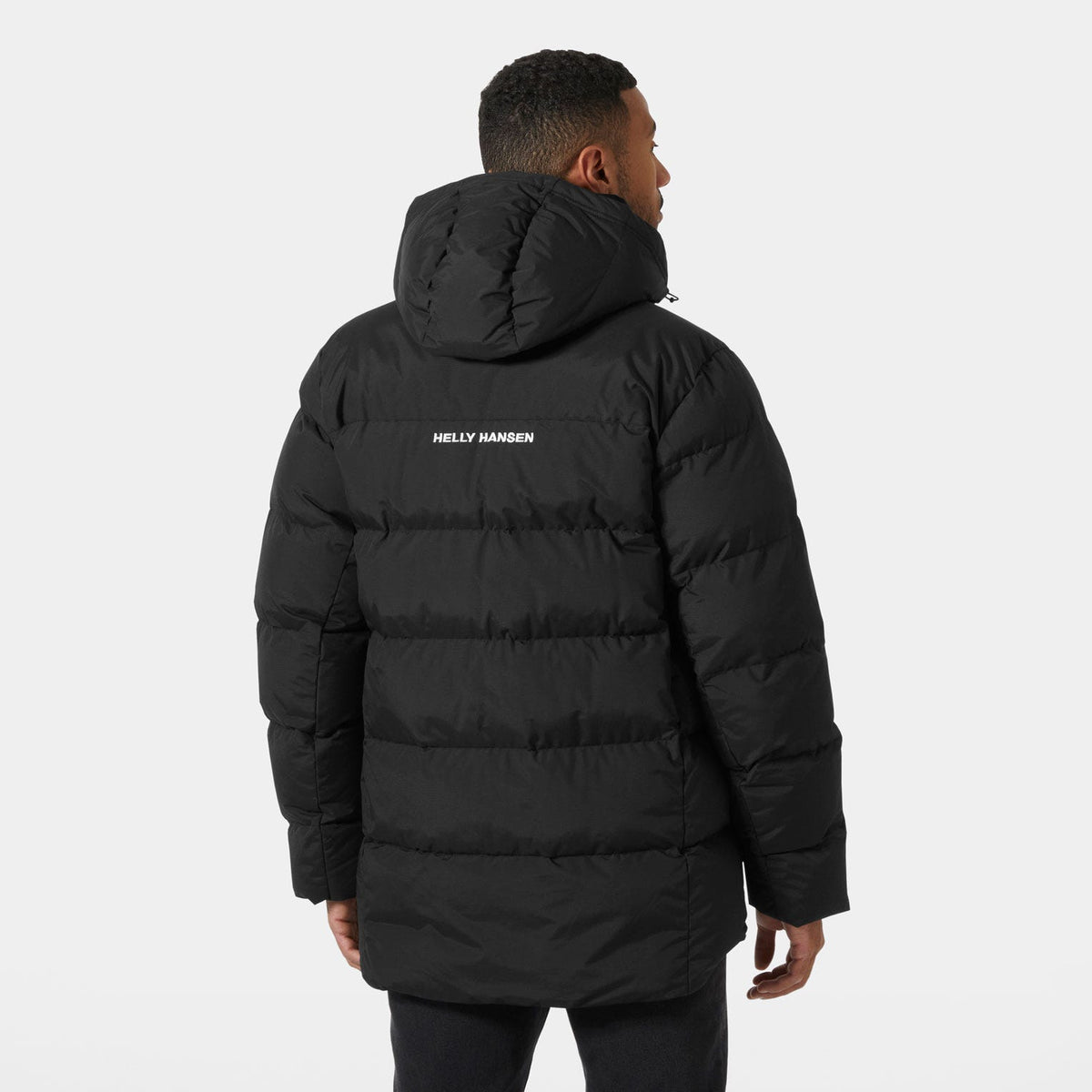 Helly Hansen Men's Vardo Parka, Black, on-model back