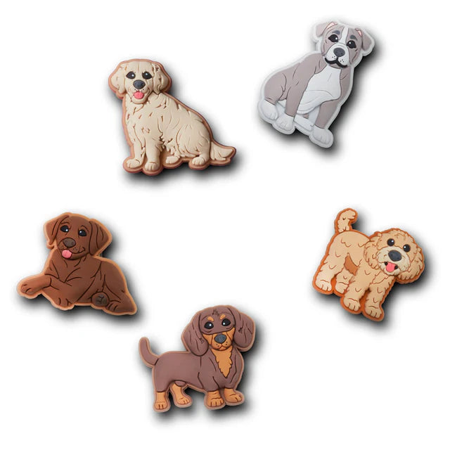 Crocs Doggie Doodle Jibbitz Charms - 5 Pack