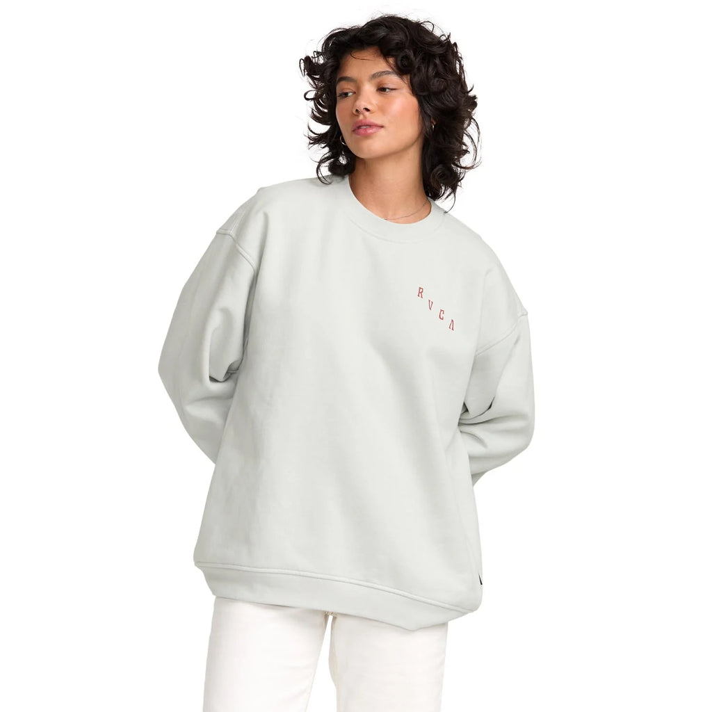 RVCA Women's Baggie Boyfriend Crew Pullover
