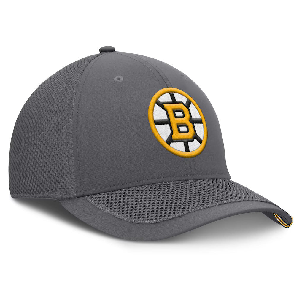 Fanatics Boston Bruins Clincher Team Stripes Flex Hat
