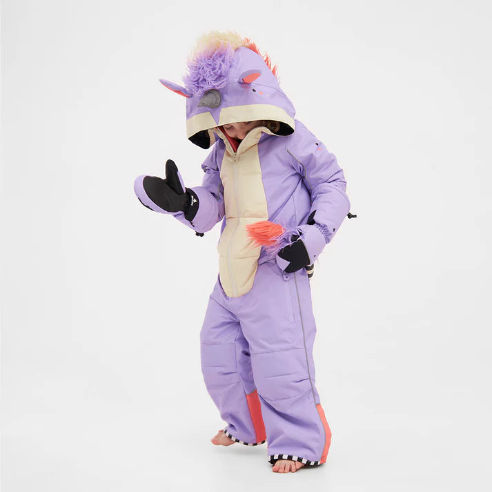 Weedo Youth Unido Lila Unicorn Snowsuit