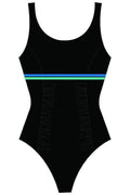 Finz Women's Ruched Banded One-piece Swimsuit