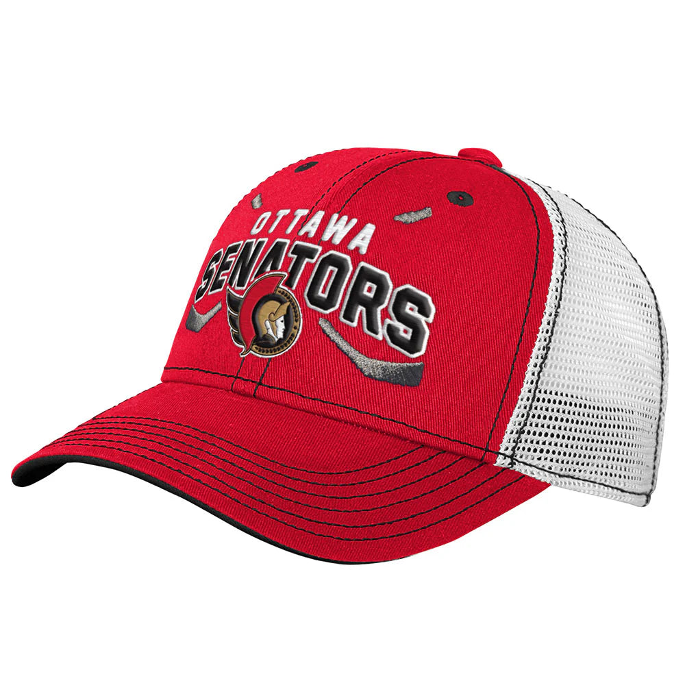 Outerstuff Youth Ottawa Senators Lockup Meshback Adjustable Hat