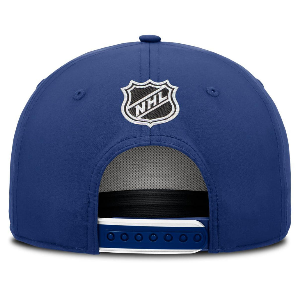 Fanatics Toronto Maple Leafs 2025 NHL Draft Podium A-Frame Adjustable Hat