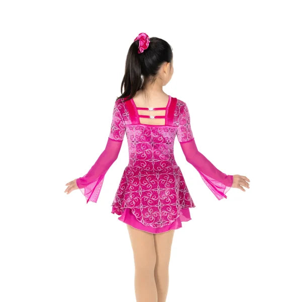 Jerrys Skating World Fuchsia A-Flutter Dress