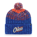 '47 Brand Edmonton Oilers Alternate Logo Cascade Cuffed Knit Toque w/Pom