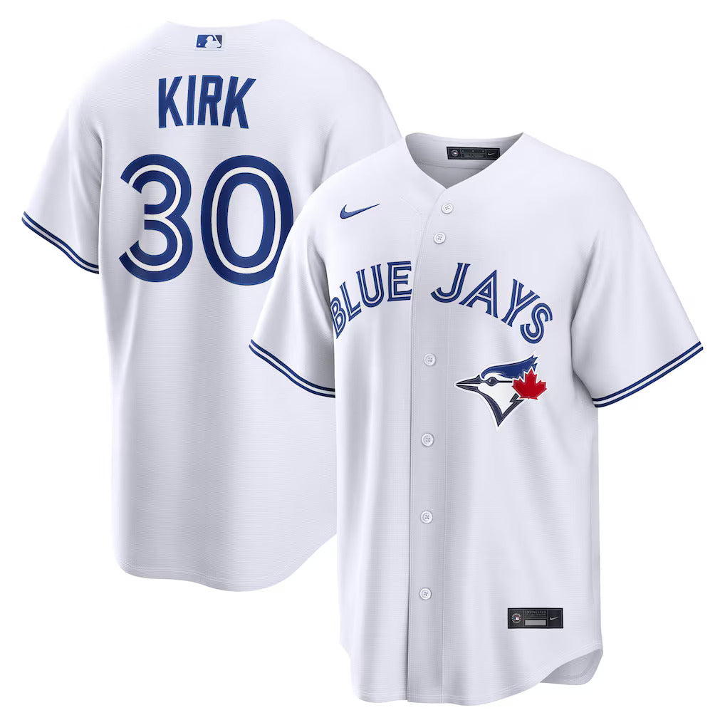 Nike Toronto Blue Jays Alejandro Kirk White Home Replica Jersey