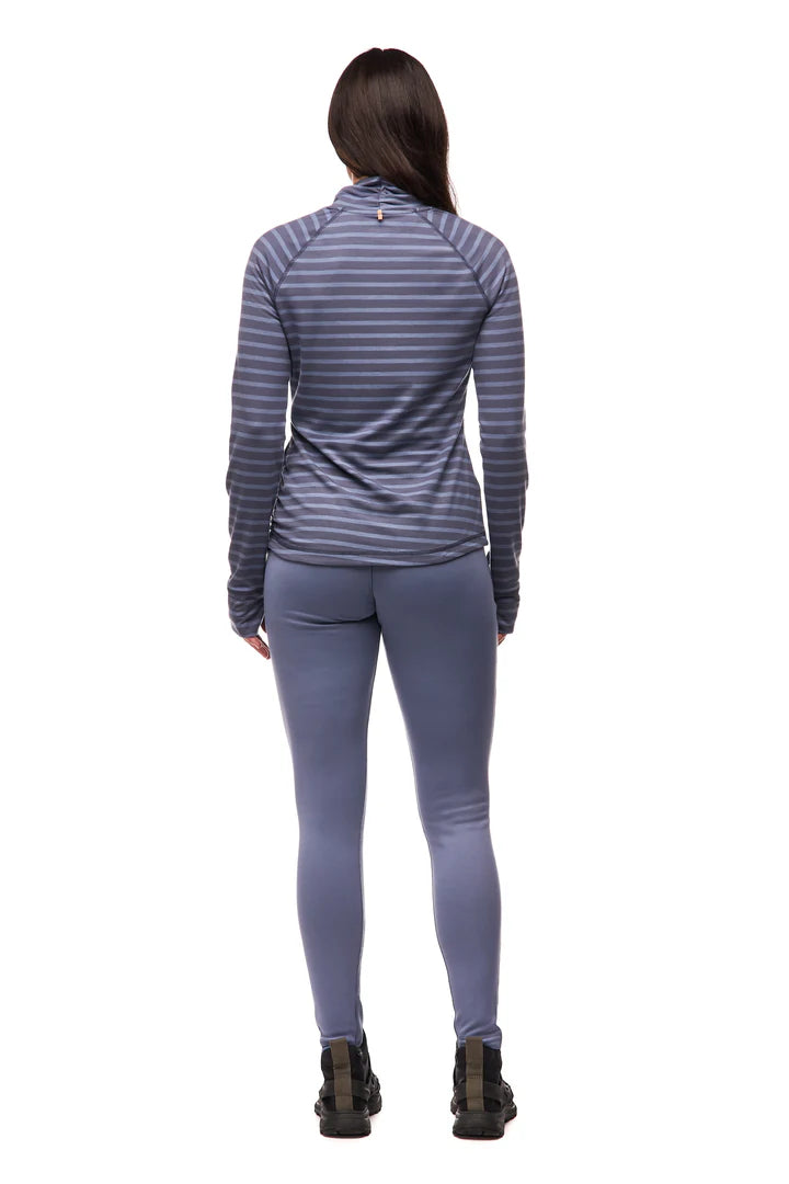 Indyeva Women's Riga III Mock Neck Long Sleeve Shirt